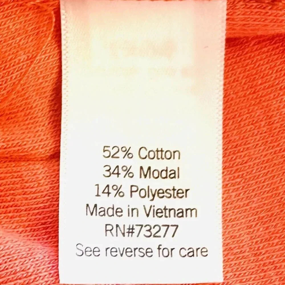 NWT SO GOODS FOR LIFE Juniors Sleeveless Pullover Cropped Orange Tank Top Sz XL - Picture 10 of 11